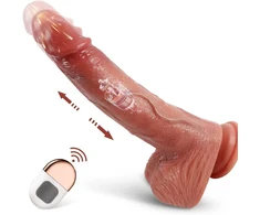 Tikroviškas dildo su nuotolinio valdymo pulteliu