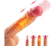 Tikroviškas dildo su nuotolinio valdymo pulteliu