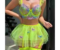 Trijų dalių apatinio trikotažo komplektas Fun Loving Girl