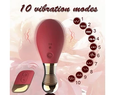 Vaginalinis kamuoliukas Kegel Remote Control, raudonas
