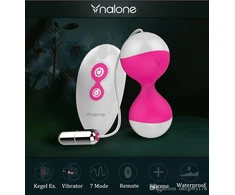 Vaginalinis rutulinis vibratorius su nuotolinio valdymo pulteliu Nalone