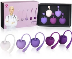 Vaginalinių kamuoliukų rinkinys Kegel Cherry, 5 vnt.