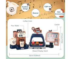 Vaikų kavinė su kasos aparatu Coffee Machine
