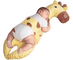 Vaikų šoninio miego pagalvė Giraffe