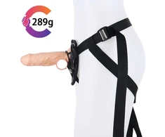Varpos imitatorius Strap On, balta