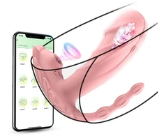 Vibratorius 3 in 1 su programėlės valdymu