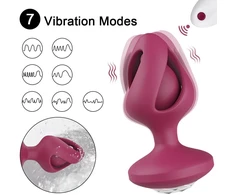 Vibratorius - analinis kaištis, juodas