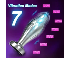 Vibratorius - analinis kištukas su programėlės valdymu