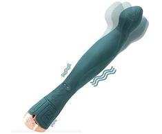 Vibratorius Finger Angel, žalias