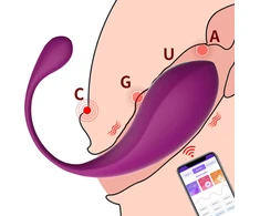 Vibratorius Kegel App, violetinis