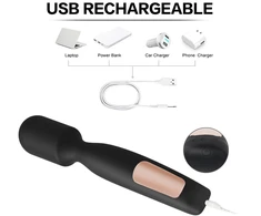 Vibratorius Multi G Spot Wand, 16 greičių