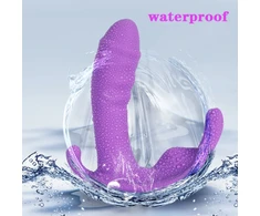 Vibratorius su nuotolinio valdymo pulteliu Dildo Butterfly, violetinė