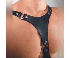 Vyriškas odinis diržas BDSM ir vaidmenų žaidimams