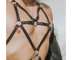 Vyriški BDSM kūno diržai