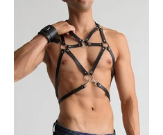 Vyriški BDSM kūno diržai