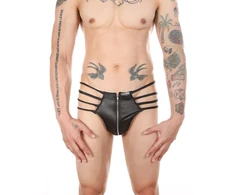 Vyriškos seksualios odinės tamprės