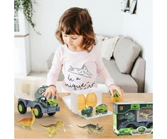 Žaislinis sunkvežimis su dinozaurais Dino Cars