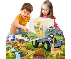 Žaislinis sunkvežimis su dinozaurais Dino Cars
