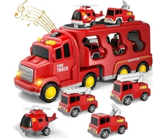 Žaislinių mašinėlių komplektas Fire Truck
