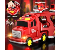 Žaislinių mašinėlių komplektas Fire Truck
