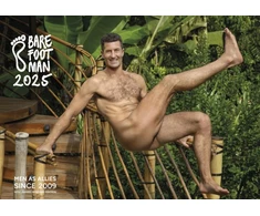 KNYGA Bookshop 2025 Barefoot Man Calendar