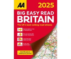 KNYGA A. A. Publishing AA Big Easy Read Atlas Britain 2025