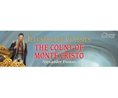 KNYGA Alexandre Dumas The Count of Monte Cristo : Illustrated Children Classics: English Novel With Review Questions