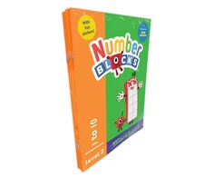 KNYGA Alphablocks Numberblocks Numberblocks &amp; Alphablocks Oranžinis Level Workbook Set (6 books)