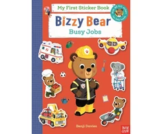 KNYGA Davies Benji Bizzy Bear My First Sticker Book: Busy Jobs: with 40 big stickers for little hands!
