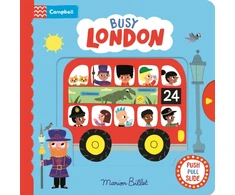 KNYGA Books Campbell Busy London: A Push, Pull and Slide Book