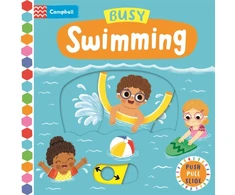 KNYGA Books Campbell Busy Swimming: A Push, Pull, Slide Book