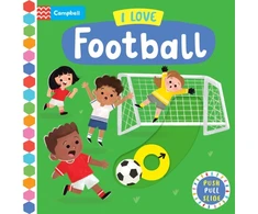 KNYGA Books Campbell I Love Football: A Push, Pull, Slide Book