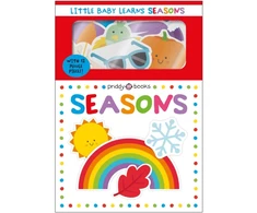 KNYGA Books Priddy Little Baby Learns Seasons: With 12 puzzle pieces!