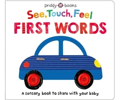KNYGA Books Priddy See, Touch, Feel: First Words: A sensory book to share with your baby