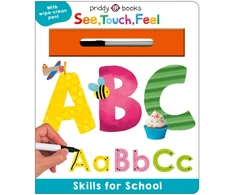 KNYGA Books Priddy Skills for School: ABC (See, Touch, Feel): With wipe-clean pen!