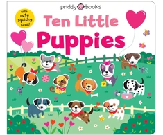 KNYGA Books Priddy Ten Little Puppies: With cute squishy heads