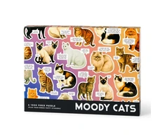 KNYGA Brass Monkey Brass Moody Cats 1000 Piece Puzzle