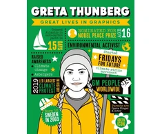 KNYGA Button Books Great Lives in Graphics: Greta Thunberg