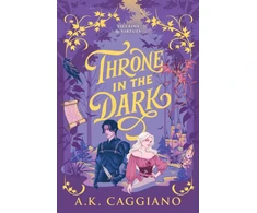KNYGA Caggiano A K Throne in the Dark: A Feel-Good Cosy Romantasy Adventure (Villains &amp; Virtues Book 1)