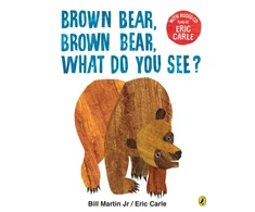KNYGA Carle Eric Brown Bear, Brown Bear, What Do You See?: With Audio Read by Eric Carle