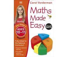 KNYGA Carol Vorderman Maths Made Easy: Beginner, Ages 10-11 (Key Stage 2), Supports the National Curriculum, Maths Exercise Book