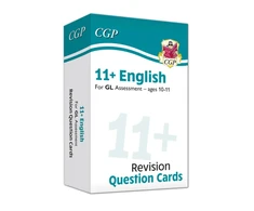 KNYGA Cgp Books 11+ GL English Revision Question Cards - Ages 10-11