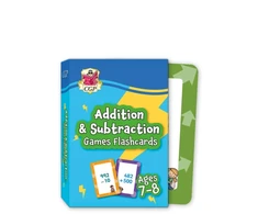 KNYGA Bookshop Cgp Books Addition &amp; Subtraction Games Flashcards for Ages 7-8 (Year 3)