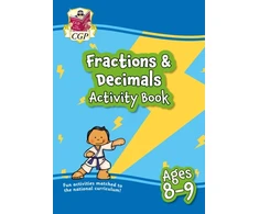 KNYGA Bookshop Cgp Books Fractions &amp; Decimals Maths Activity Book for Ages 8-9 (Year 4)