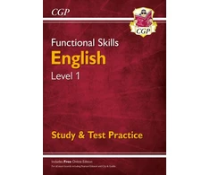 KNYGA Cgp Books Functional Skills English Level 1 - Study &amp; Test Practice