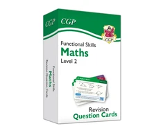 KNYGA Cgp Books Functional Skills Maths Revision Question Cards - Level 2