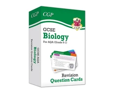 KNYGA Cgp Books GCSE Biology AQA Revision Question Cards - Q&amp;A cards for quick practice