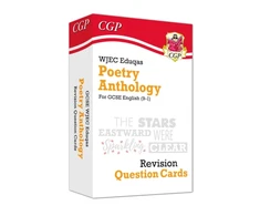KNYGA Cgp Books GCSE English WJEC Eduqas Poetry Anthology Revision Question Cards (For exams in 2026)