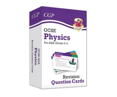 KNYGA Cgp Books GCSE Physics AQA Revision Question Cards - Q&amp;A cards for quick practice