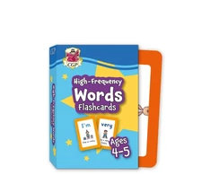 KNYGA Cgp Books High-Frequency Words Flashcards for Ages 4-5 (Reception)